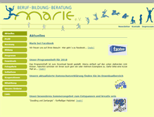 Tablet Screenshot of frauenzentrum-marie.de
